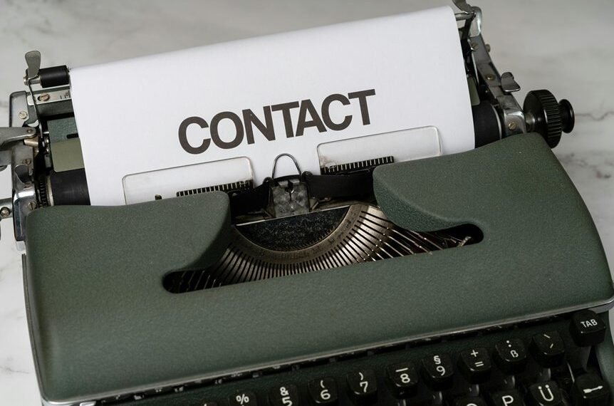 contact information and press