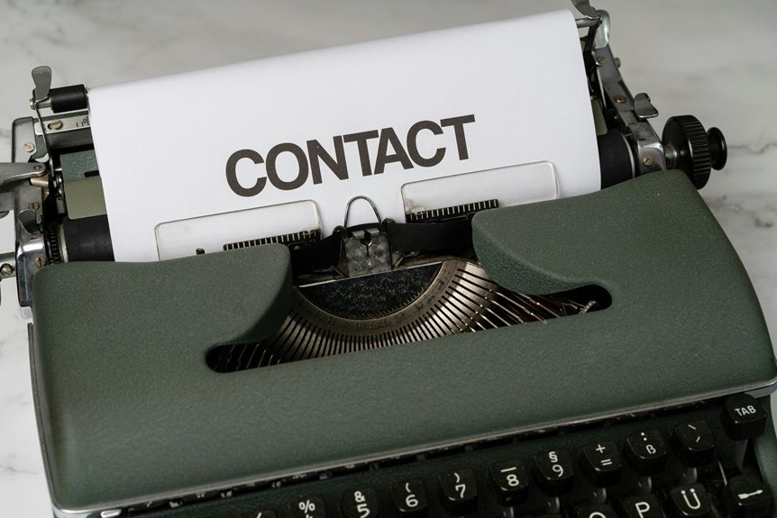 contact information and press